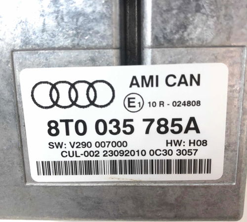 Módulo Interface Som Audi A4 2009 - 2012 8t0 035 785 A