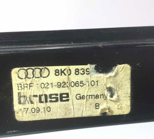 Estrutura Máquina Vidro Traseiro Direito Audi A4 2009/2012