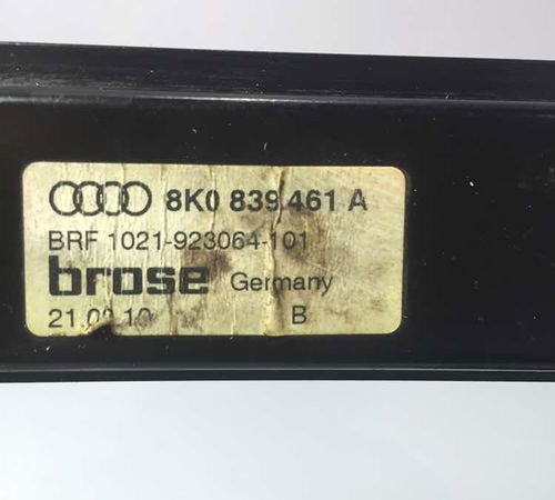 Estrutura Máquina Vidro Traseiro Esquerdo Audi A4 2009/2012