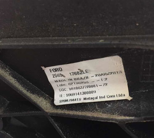 Retrovisor Manual Direito Ford Fiesta 2007/2010