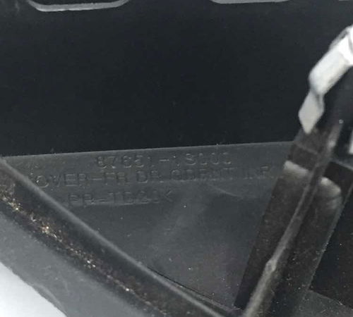 Moldura Int Retrovisor Esquerdo Manual Hyundai Hb20 13/18