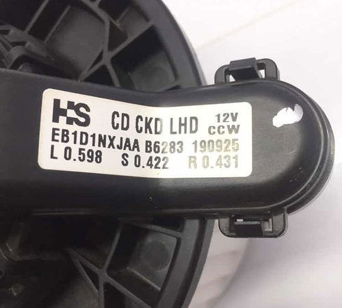 Motor Ventilação Interna Kia Cerato 2019/2021