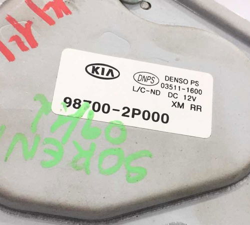 Galhada Limpador Para-brisa Traseiro Kia Sorento 2009/2012