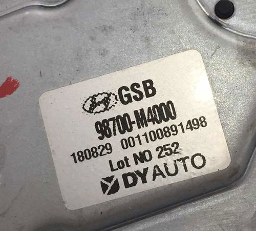Motor Limpador Para-brisa Traseiro Hyundai Creta 2017/2019