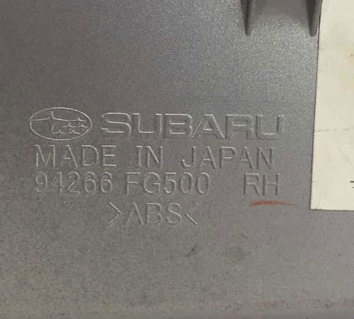 Moldura Botão Vidro Elétrico Dianteiro Direito Subaru  09/12