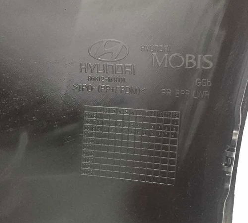 Para-choque Traseiro Texturizado Hyundai Creta 2017/2019