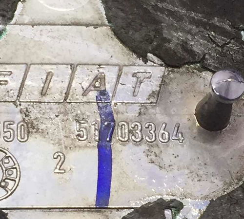 Emblema Fiat Capô Traseiro Fiat Palio 2006/2015
