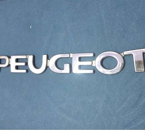 Emblema Peugeot Capô Traseiro Peugeot 207sw 2004/2012