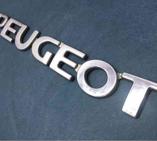 Emblema Peugeot Capô Traseiro Peugeot 207sw 2004/2012