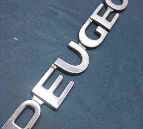 Emblema Peugeot Capô Traseiro Peugeot 2...