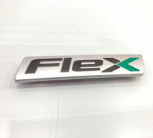 Emblema Tampa Traseira Flex Hyundai Hb20 2013/2018