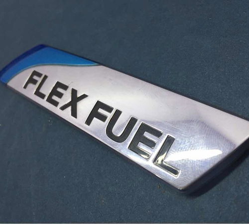 Emblema Flexfuel Capô Traseiro Nissan Tiida 2008/2013