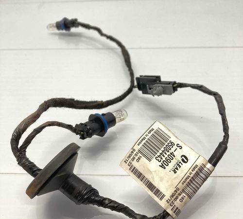 Chicote Luz Placa Traseira Gm Sonic 2012/2016