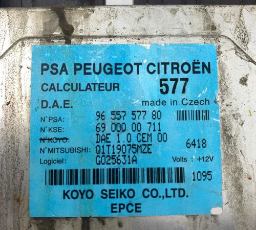 Módulo Direção Elétrica Citroën C3 2003/2006