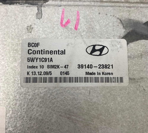 Módulo Injeção Hyundai I30 2.0 2009/2011