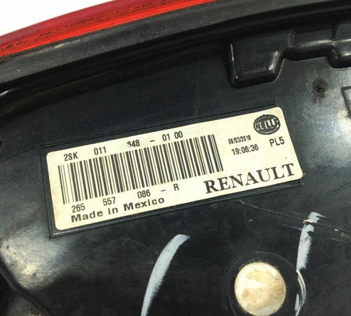 Lanterna Traseira Esquerda Renault Sandero 2016