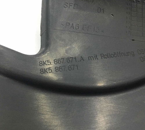 Borracha Guarnição Porta Traseira Esquerda Audi A4 2011