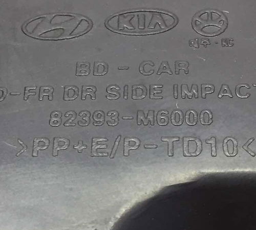 Absorvedor Impacto Porta Dianteira Esquerda Kia Cerato 20/21