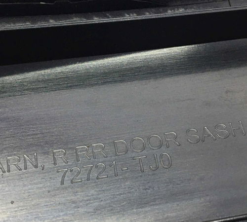 Moldura Quadro Vigia Traseiro Direito Honda Fit 2009/2014