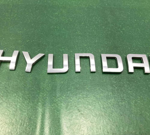 Emblema Hyundai Capo Traseiro Hyundai Ix...