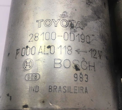 Motor Partida Toyota Corolla 2008/2011 1.8 Automático