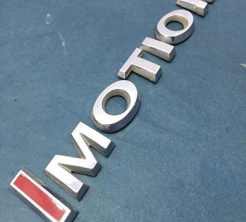 Emblema Imotion Capô Traseiro Volkswagen Polo 2015