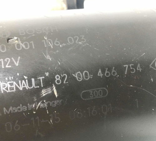 Motor Partida Renault Megane 2006 2.0 Automatico