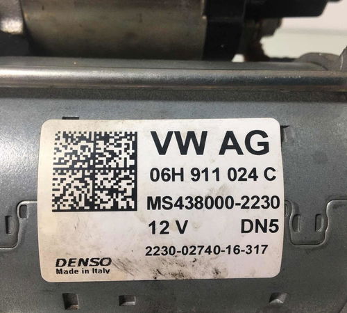 Motor Partida Arranque Audi A6 2015 2.0 Tfsi 4x2