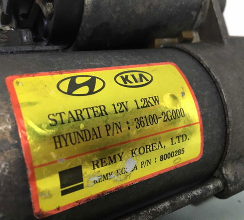 Motor Arranque Hyundai Ix35 2013 2.0 Automatico