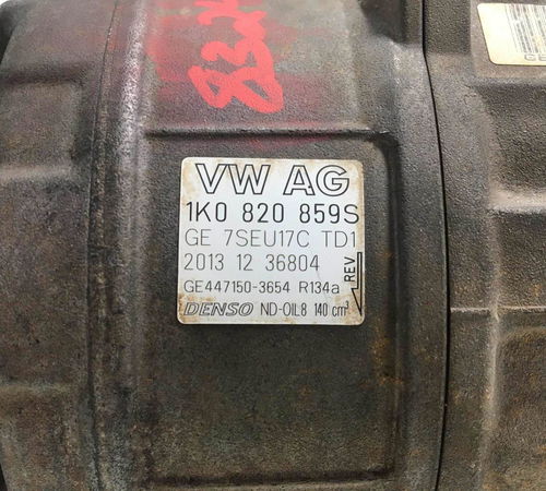 Compressor Ar Condicionado Volkswagen Tiguan 2015 2.0 Tsi