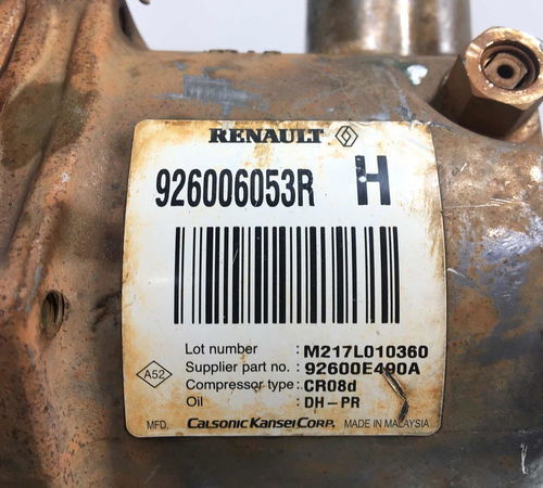 Compressor Ar Condicionado Renault Sandero 2018 1.6 8v