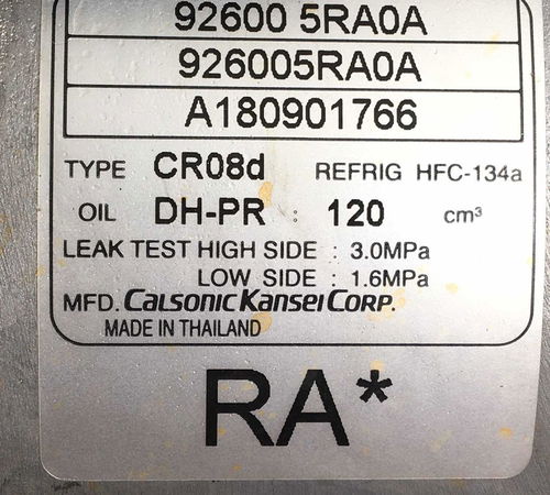 Compressor Ar Condicionado Nissan Kicks 2019