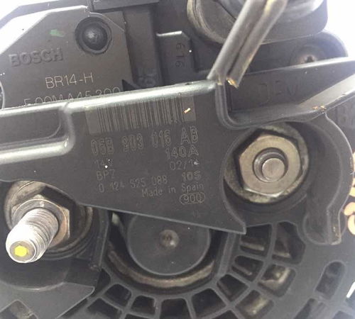 Alternador Volkswagen Tiguan 2.0 Tsi 2016