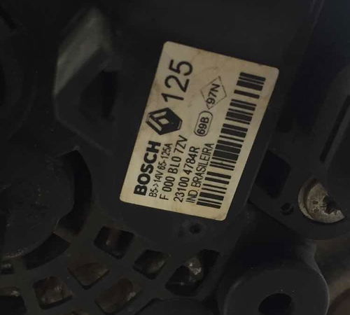 Alternador Renault Sandero 1.6/8v 2017