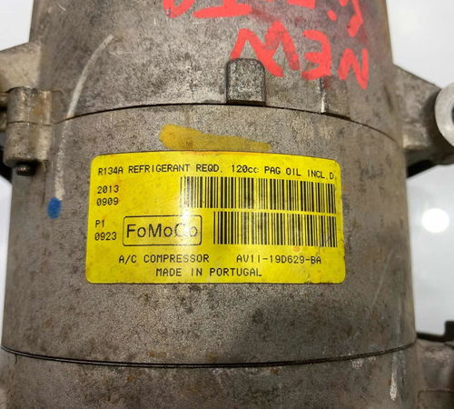 Compressor Ar Condicionado Ford New Fiesta / Ecosport 2015