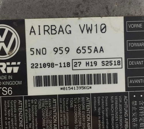 Módulo Airbag Volkswagen Tiguan 2.0 Tsi 2015