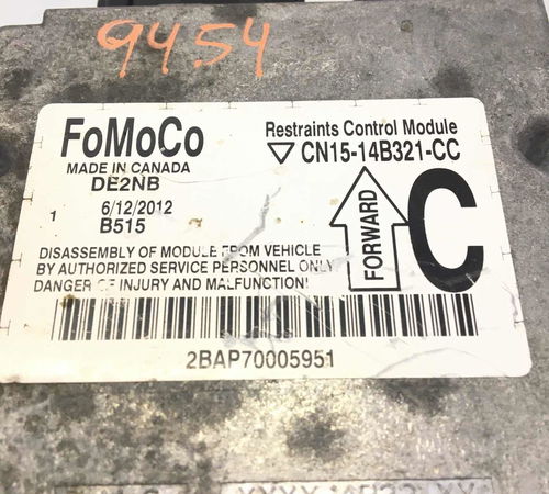 Módulo Airbag Ford Ecosport 2.0 Automático 2013