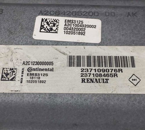 Módulo Injeção Renault Sandero 1.0/3cc 2017 C/detalhe