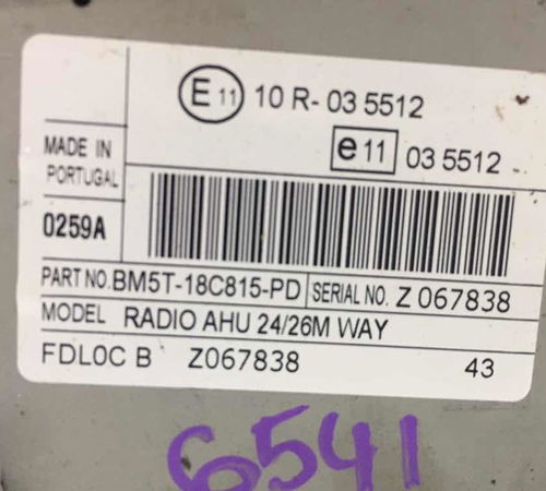 Módulo Cd Original Ford Ecosport 2013