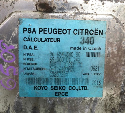 Módulo Direção Citröen C3 2007