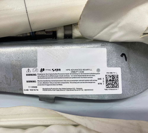 Airbag Cortina Lado Esquerdo Volkswagen Tiguan 2016