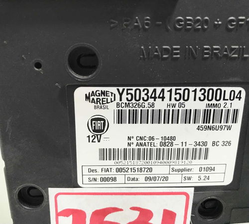 Caixa Fusível/body Computer Fiat Gran Siena 1.0 2020