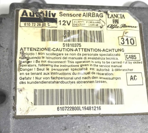 Módulo Airbag Fiat Punto 1.6 E-torq 2012