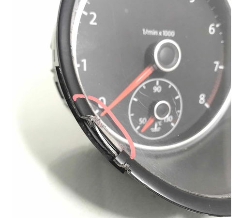Painel Instrumento C/computador Bordo Vw Fox 2013 C/detalhe