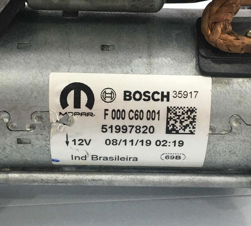 Motor Partida Arranque Fiat Fiorino 1.4 2019/2020