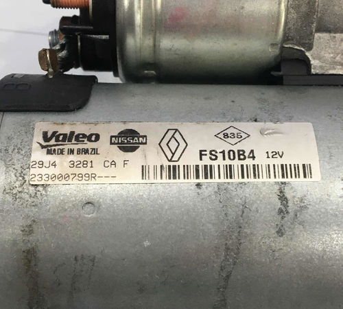Motor Partida Arranque Renault Clio 1.0 2016