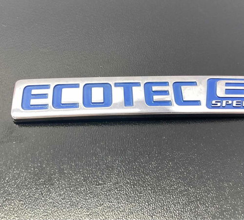 Emblema Ecotec Capo Traseiro Gm Sonic 2012/2016