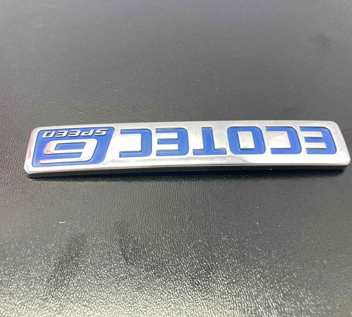 Emblema Ecotec Capo Traseiro Gm Sonic 2012/2016