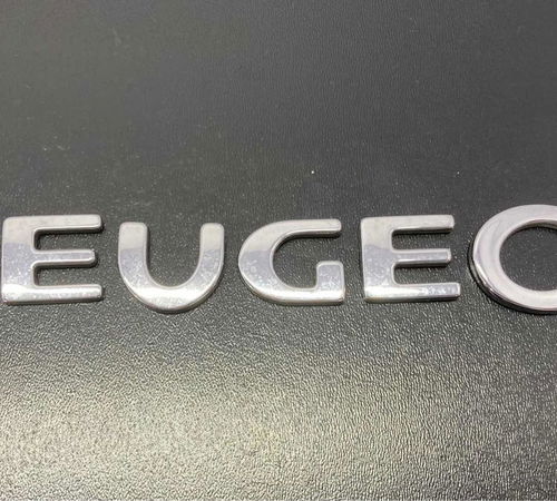Emblema Peugeot Capô Traseiro Peugeot 3...