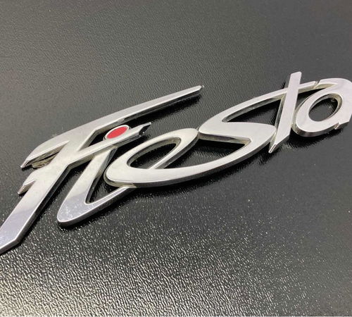 Emblema Fiesta Capô Traseiro New Fiesta Hatch 2014